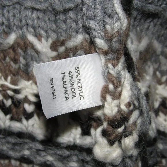 J. JILL Cardigan Knit Wool Blend Sweater Size L - Picture 5 of 5